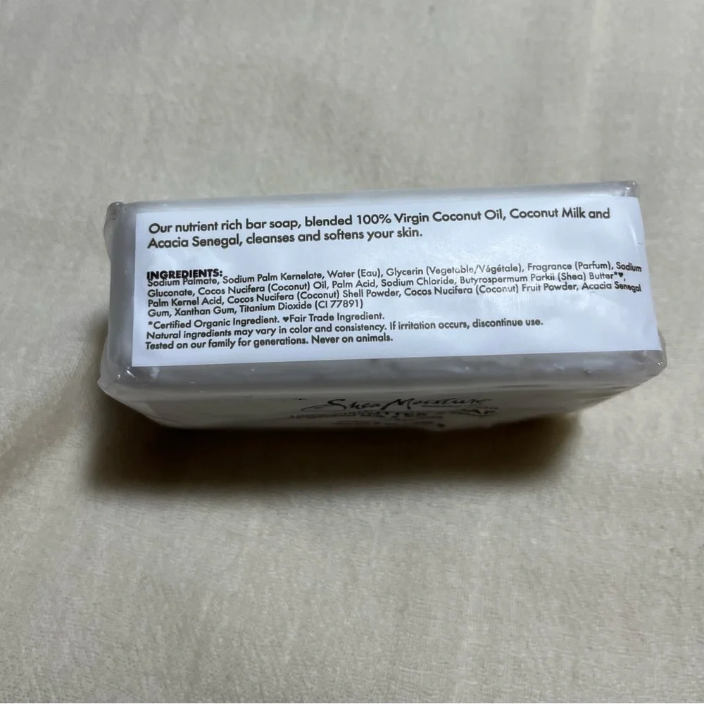 Shea Moisture SHEA‎ BUTTER SOAP 100% Virgin coconut Oil